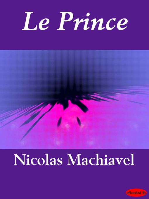 Title details for Le Prince by Nicolas Machiavel - Wait list